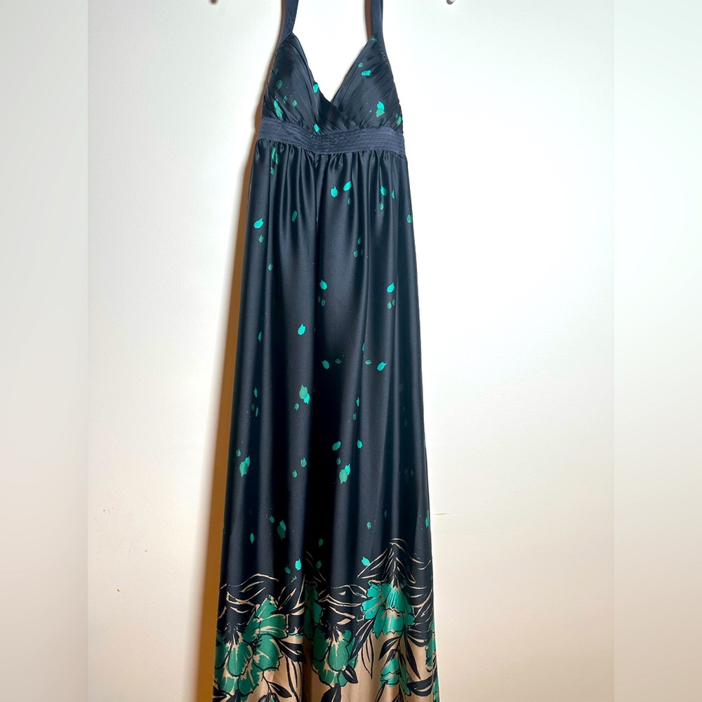 BCBG Black Satin Dress